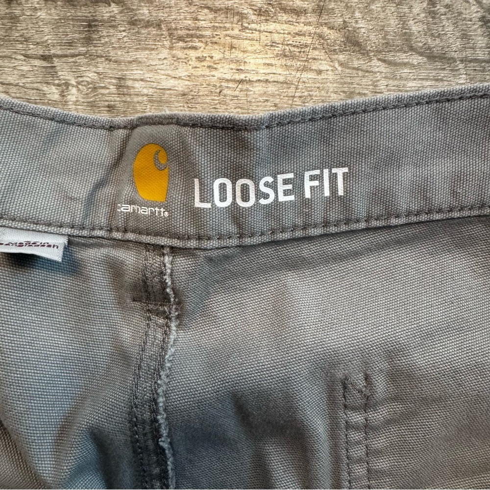 Carhartt Loose Fit Gray Utility Shorts Mens Sz. 38 - Picture 7 of 10